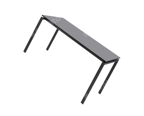 Preview: Black table isolated