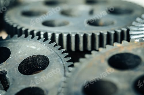 Preview: Gears from an old industrial machine