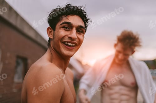 Preview: Handsome young man shirtless