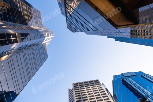 Preview: Modern skyscrapers reaching for the sky in calgary, canada
