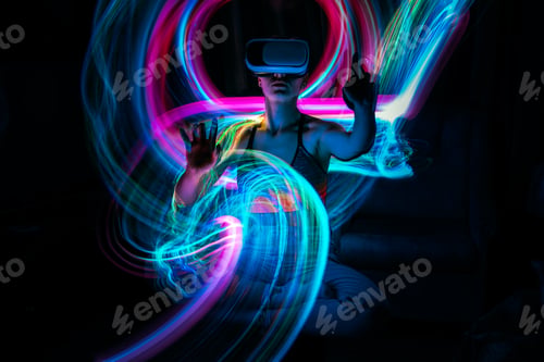 Preview: Metaverse digital Avatar, Metaverse Presence, digital technology, cyber world, virtual reality