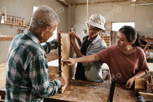 Preview: Carpenter Using Butterfly Inlay Keys