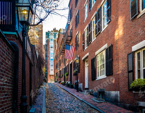 Preview: Acorn Street - Boston, Massachusetts, USA