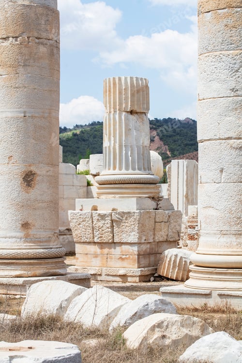 Preview: The Temple of Artemis. Sardes Ancient city. Manisa, Turkey. UNESCO World Heritage Tentative List.