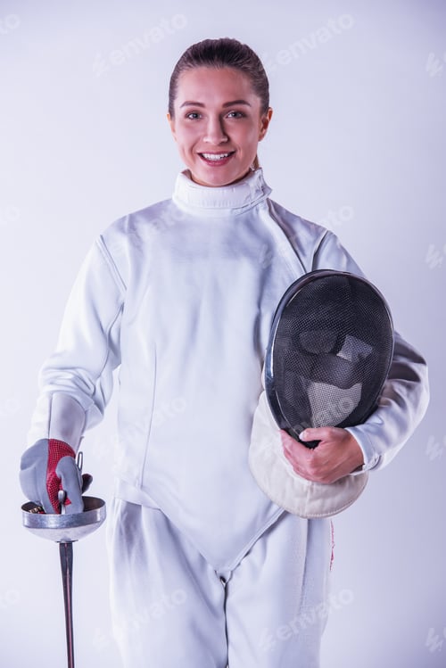 Preview: Beautiful female fencer