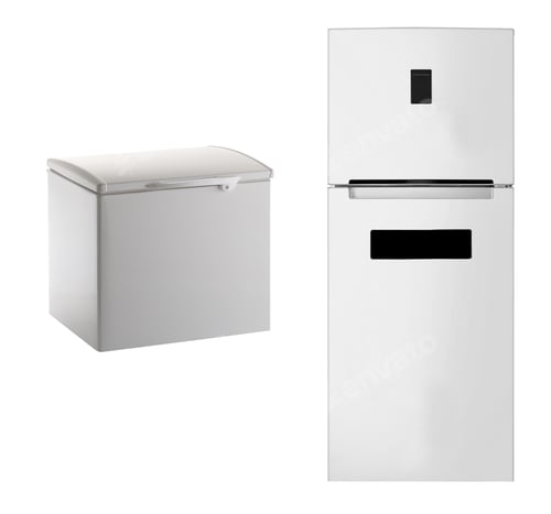 Preview: Modern steel refrigerator