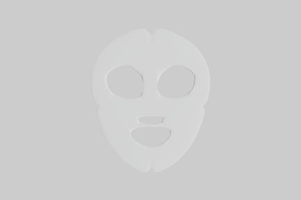Preview: Facial mask sheet, white