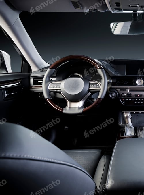 Preview: Modern Luxury Car Interior Dashboard