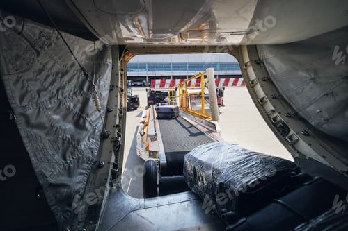 Preview: Loading of luggage to airplane