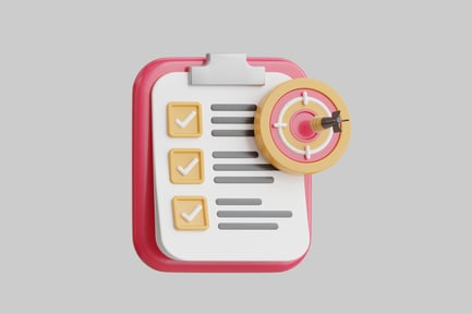 Preview: Task list with bullseye target