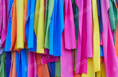 Preview: Background of colorful textile ties