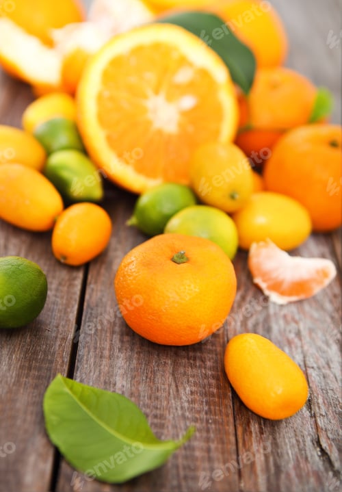 Preview: Fresh citrus fruits