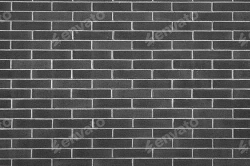 Preview: black brick wall texture pattern background