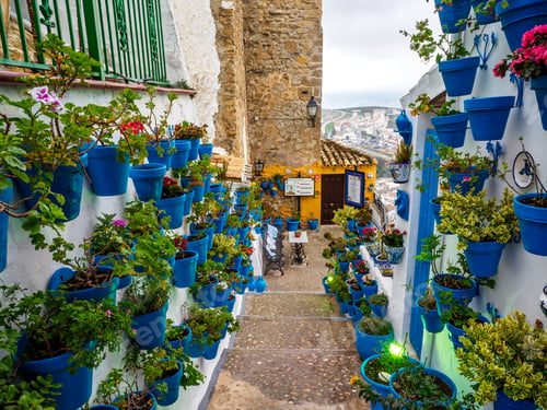 Preview: Iznajar beautiful village of Cordoba province. Andalusia