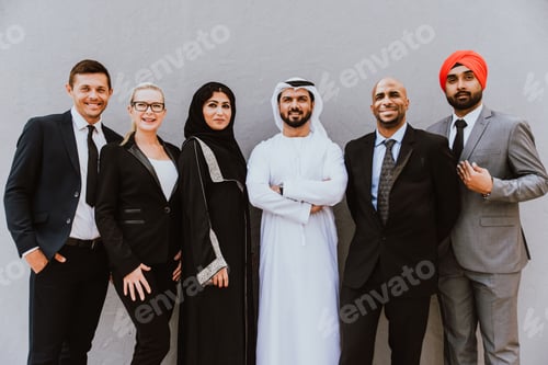 Preview: Mixed business team making agreements on future business plans