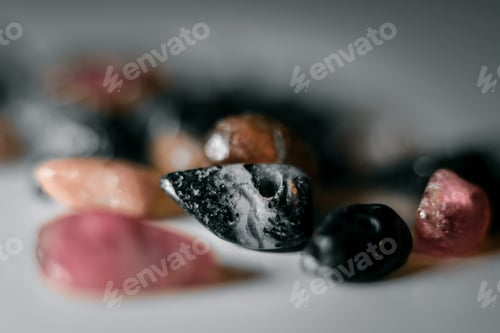 Preview: Macro of beautiful gemstone tourmaline