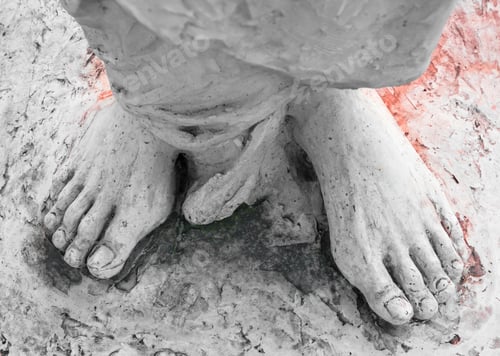 Preview: Foot of Christ bloodied