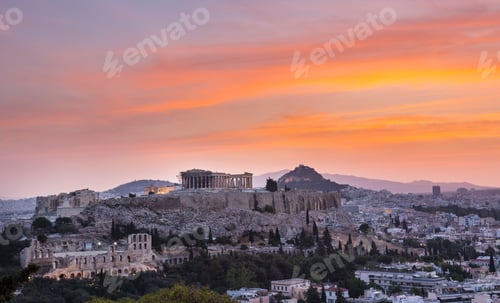 Preview: Ruins of the acropolis, Athens, Attiki, Greece, Europe