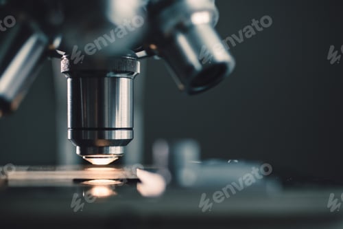 Preview: Close-up shot of microscope