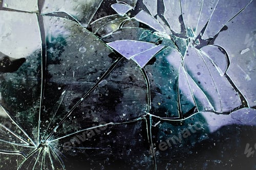 Preview: Texture of broken glass.
