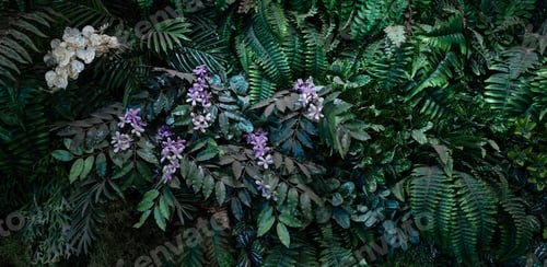 Preview: Nature green leaves background