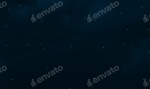Preview: Dark green blue galaxy space background.