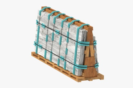 Preview: Crated Marble Slabs for Transport