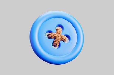 Preview: Elegant Button with Male Silhouette Illustration