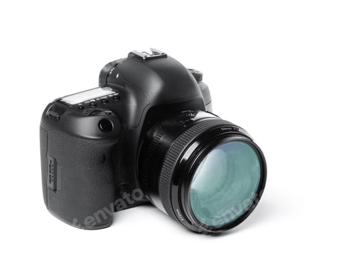 Preview: camera isolated on white background