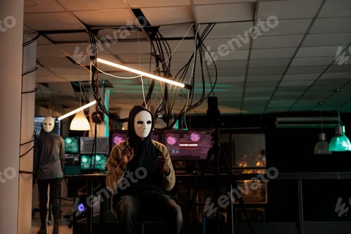 Preview: Anonymous mobile ransomware cyberattack, data leak, threat sending