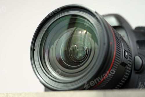 Preview: Professional photographer's camera in a photo studio.