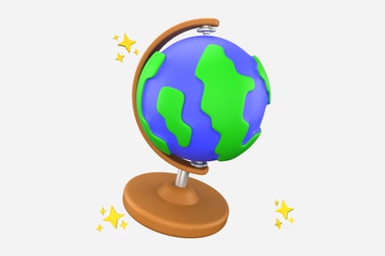 Aperçu: Illustration 3D du globe