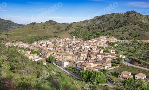 Preview: Views of Porrera village in Priorat area, Catalonia, Spain