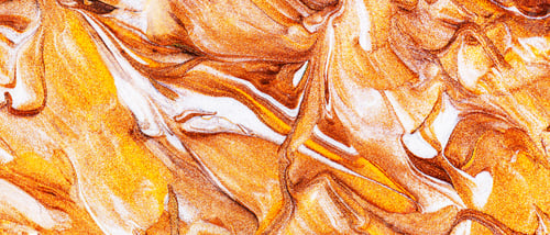 Preview: Abstract Sparkling Metallic Texture. Bronze Orange Background With Glittering Smears. Festive