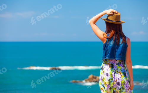 Preview: woman near the ocean