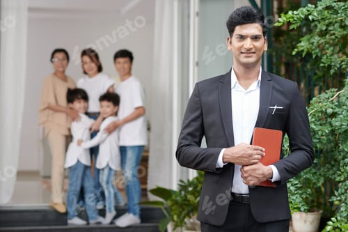 Preview: Smiling Confident Insurance Agent