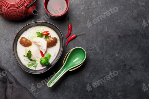 Preview: Tom Kha traditional Thai soup