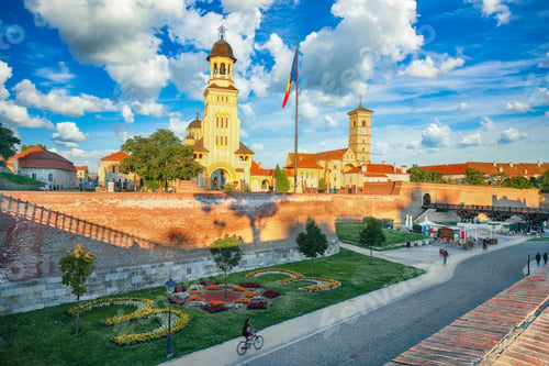 Preview: Coronation Orthodox and Roman Catholic cathedrals inside fortified Alba Carolina Fortres