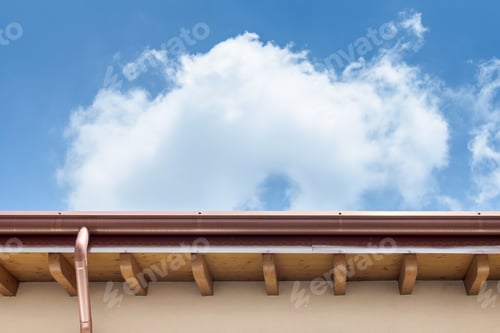 Preview: Copper gutter