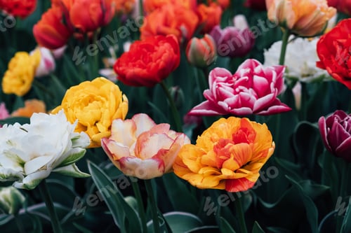 Preview: Tulips in bloom.