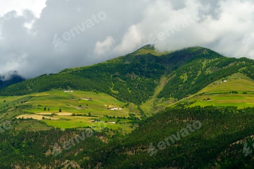 Preview: Summer landscape along the cycleway of the Venosta valley