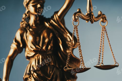 Preview: Figure of Justice holding the scales of justice