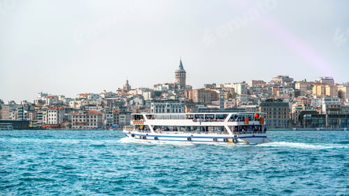 Preview: View of Bosporus strait in Istanbul, Turkey