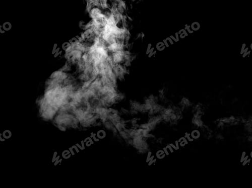 Preview: smoke steam fog air background shape black cloud background moisture abstract light stream flow