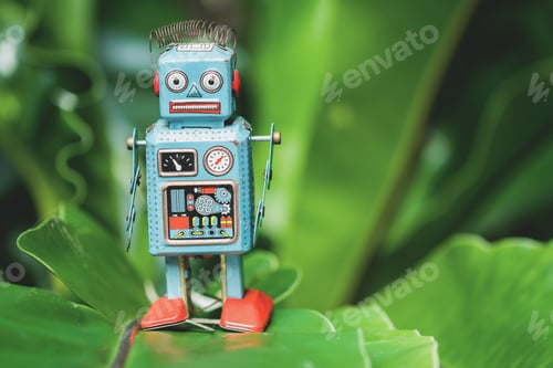 Preview: retro robot toy