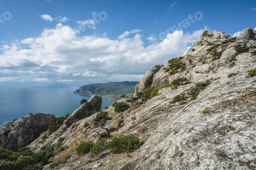 Preview: The evening sunset over the Caraul-Oba mountain, Novy Svet, Crimea