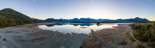 Preview: Serene Sunrise Over Stave Lake in Mission, British Columbia