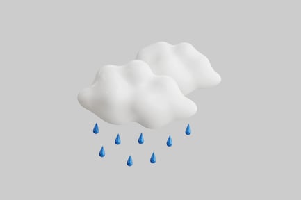 Preview: Rain clouds blue droplets weather