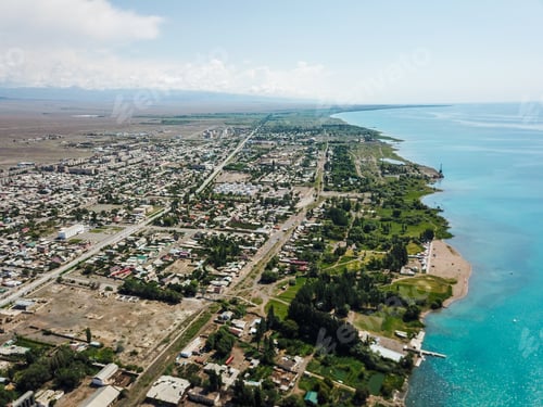 Preview: Balykchy city in Kyrgyzstan