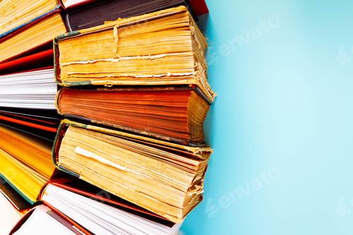 Preview: Pile of old books